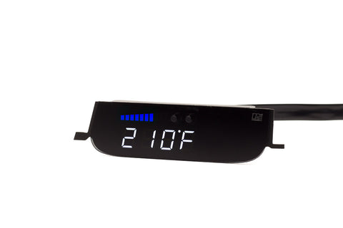 P3 V3 OBD2 - VW EOS / Scirocco Gauge (2007-2017) Right Hand Drive, Scirocco R, Blue bars / White digits