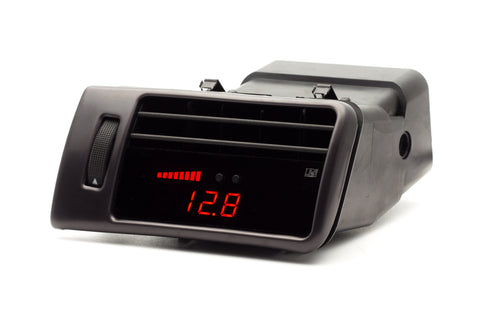 P3 Analog Gauge - Audi C5 (1997-2004) Left Hand Drive, Pre-installed in OEM Vent (BLACK)