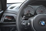 P3 Analog Gauge - BMW F2X/F87 (2013-2019) Right Hand Drive, Orange bars / Orange digits, Pre-installed in OEM Vent