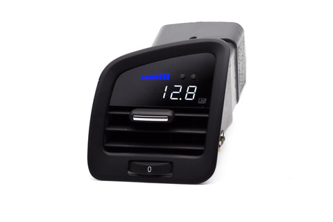 P3 Analog Gauge - Buick Regal / Opel Insignia (2008-2017) Left Hand Drive, Blue / White, Pre-installed in OEM Vent (BLACK)