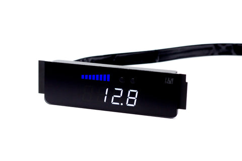 P3 Analog Gauge - VW Mk5 (2005-2009) Right Hand Drive, Blue bars / White digits