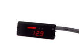P3 Analog Gauge - VW Mk4 (1997-2004) Right Hand Drive, Red bars / Red digits