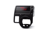P3 Analog Gauge - VW Mk4 (1997-2004) Left Hand Drive, Red bars / Red digits, Pre-installed in OEM Vent