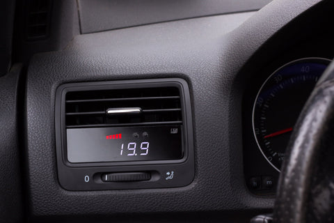 P3 Analog Gauge - VW Mk5 (2005-2009) Left Hand Drive, Red bars / White digits