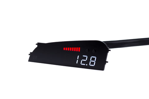 P3 Analog Gauge - VW Mk7 (2014-2019) Right Hand Drive, Red bars / White digits