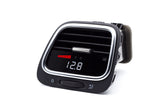 P3 Analog Gauge - VW EOS/Scirocco (2009-2018) Left Hand Drive, Red bars / White digits, Pre-installed in OEM Vent(SILVER TRIM)