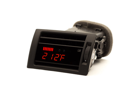 P3 V2 OBD2 Multi-Gauge - Audi B6 (2001-2006) Left hand drive, Pre-installed in OEM Vent (BLACK)